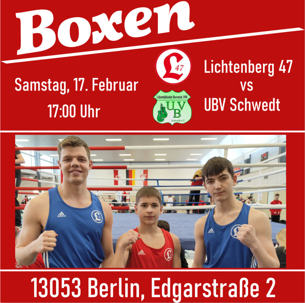 Plakat L47-UBV Schwedt