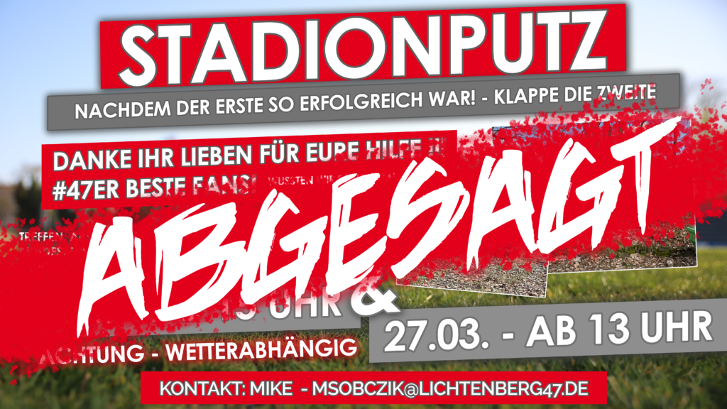 stadionputz-abgesagt